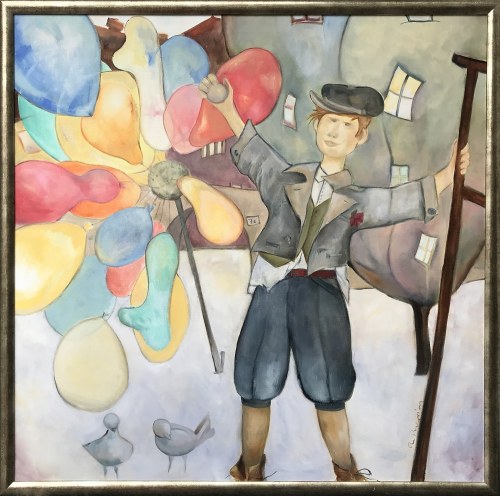 Sprzedawca balonów, 2019, Anna Przepióra