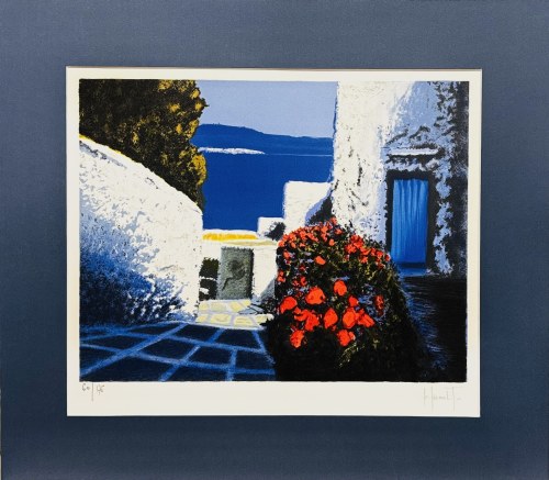 Uliczka na Santorini, Patrick Reault