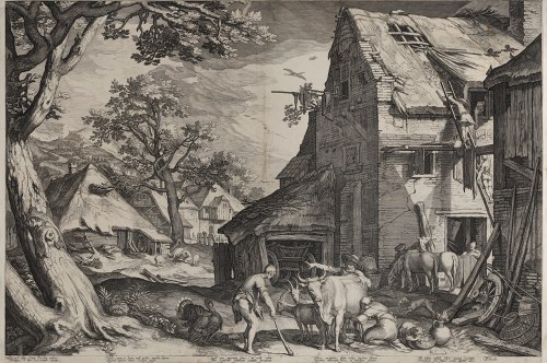 Ojciec wskazuje na syna marnotrawnego, ok. 1598-1607, Jan Saenredam