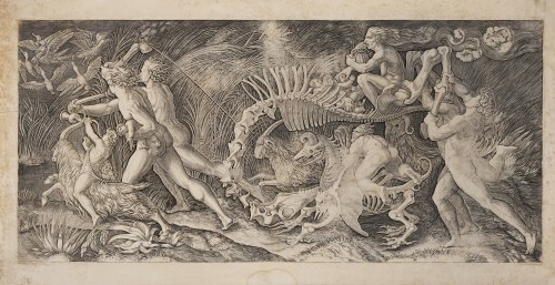 W drodze na sabat albo pochód czarownic (tyt. oryg „Lo stregozzo”) ok. 1515-1525, Agostino Veneziano