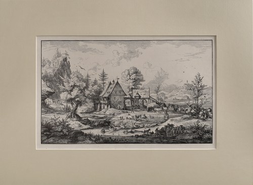 Wiejska idylla, 1860, Ernst Hasse