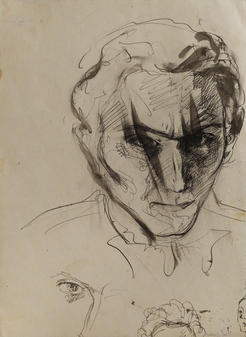 Portret młodego artysty Bruno Schulza z Drohobycza, 1919, Nieznany portret Bruno Schulza] Wolfgang BREUER