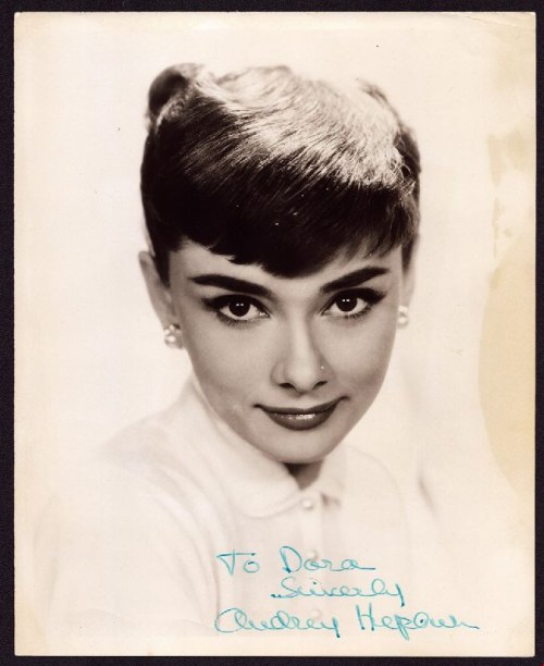 Audrey - Fotografia z dedykacją i autografem, Hepburn