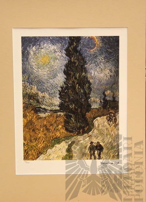 Droga z cyprysem i gwiazdą,, Vincent van Gogh