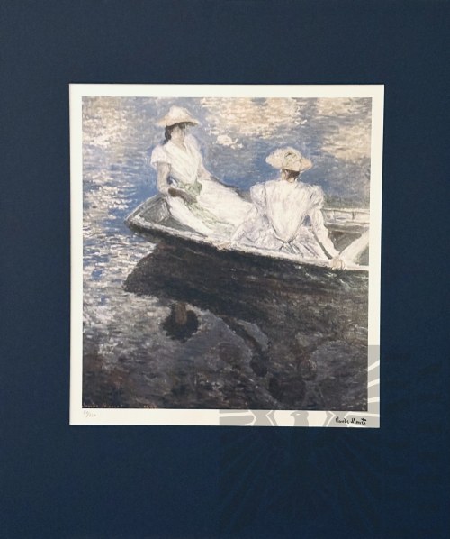 Dziewczęta na łódce, Claude Monet