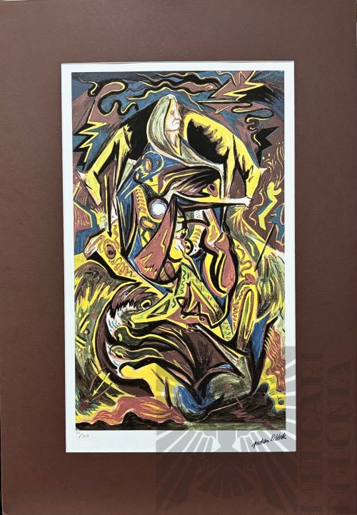 Kompozycja z kobietą, Jackson Pollock