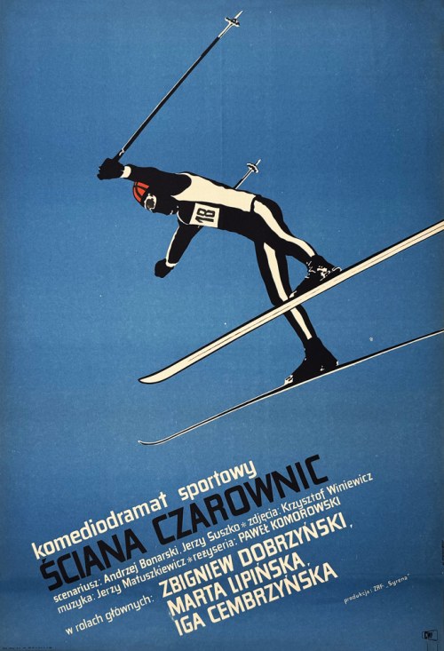 Ściana czarownic, plakat filmowy, 1967, Marian Stachurski