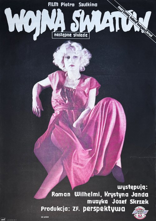 Jerzy Kośnik, Wojna światów - następne stulecie, plakat filmowy, 1981, Krystyna Hoffman-Pągowska