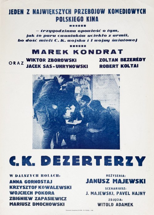 afisz filmowy, 1989, C.K. Dezerterzy