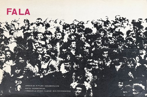 plakat filmowy, 1986, Fala. Jarocin '85