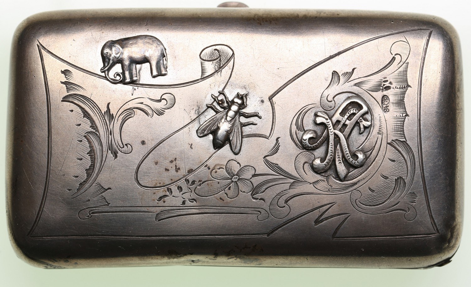 Russia Silver Cigarette Case (1899-1908) - Online auction / Online bidding  - Price