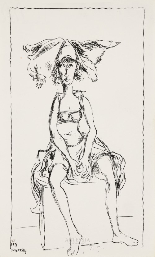 Siedząca, 1978, Hieronim Skurpski