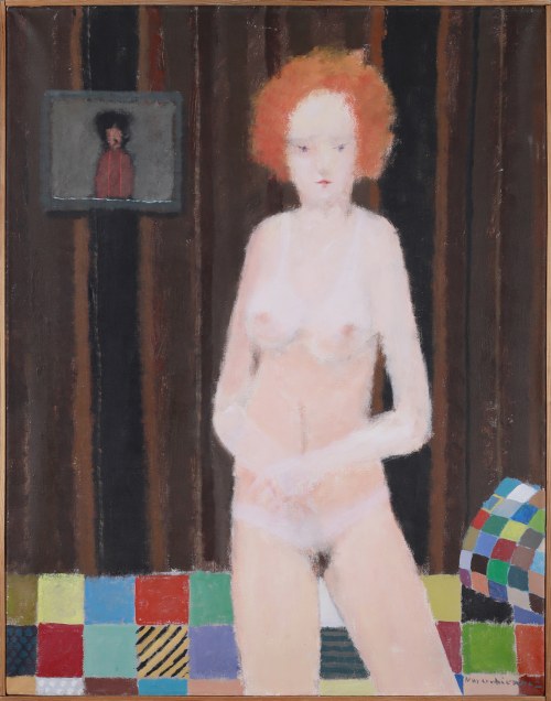Akt rudowłosej, 1987, Adam Marczukiewicz
