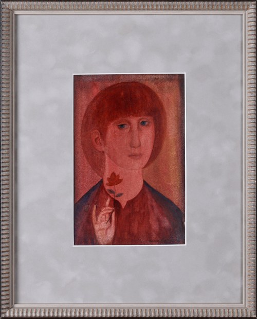 Młoda dziewczyna z różą, Marek Rudnicki