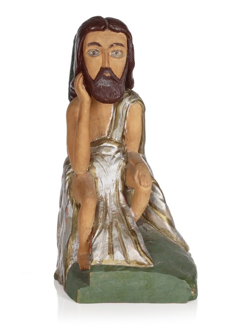 Chrystus Frasobliwy, II poł. XX w., Stanisław Suska