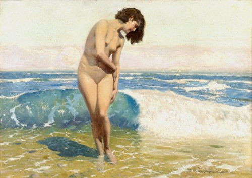 Włoska idylla, przed 1939, Feliks Michał Wygrzywalski