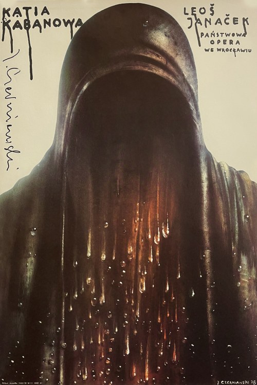 Katia Kabanowa, 1978. Plakat z autografem., Jerzy Czerniawski