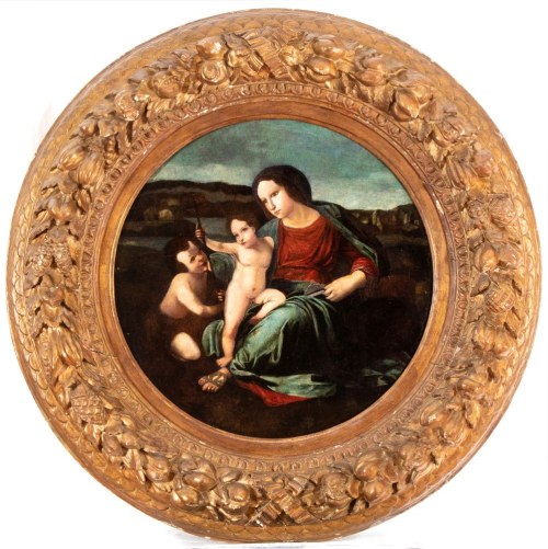 Dziewica z Dzieciątkiem i św. Janem Chrzcicielem, Raffaello Sanzio