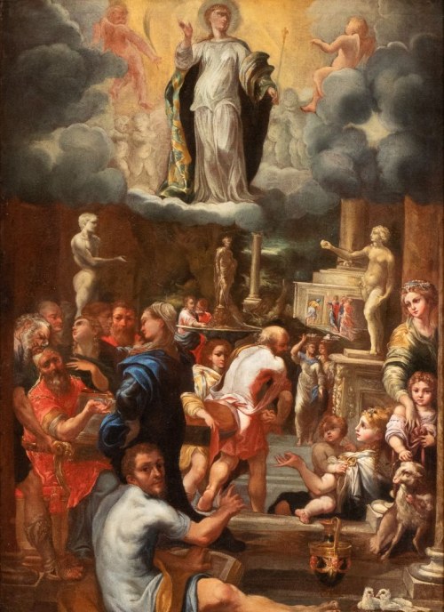 Alegoria Niepokalanego Poczęcia, Girolamo Mazzola Bedoli
