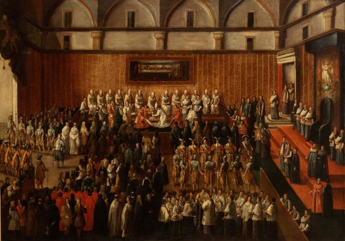 Ceremonia umycia nóg przed Missa in Coena Domini, Pier Leone Ghezzi