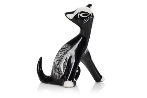 Figurka "Kotek siedzący", Fabryka Porcelany "Bogucice", Zdana Kosicka