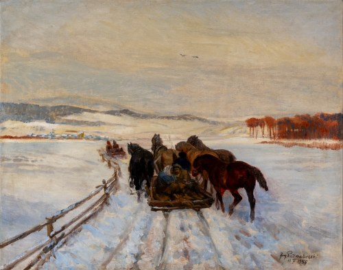 „Powrót z targu” 1955 r., Jerzy Potrzebowski