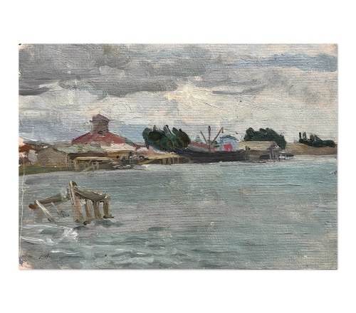 Wieś nad wodą 1952 rok, Wasilij Akimowicz Arłaszyn