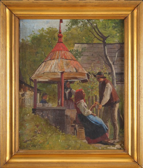 "Górale przy studni", Antoni Gramatyka