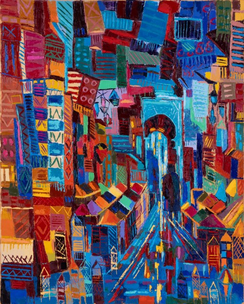 Marrakesz Bazar, 2025, Izabela Szarek