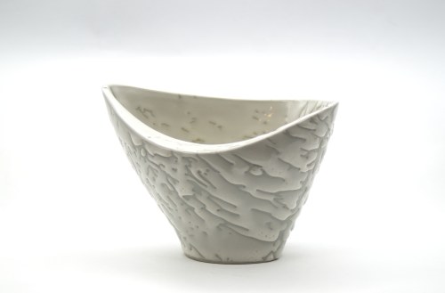 Wiesława Gołajewska, wazon ikebana, porcelit, Pruszków, 1963 r., Wiesława Gołajewska