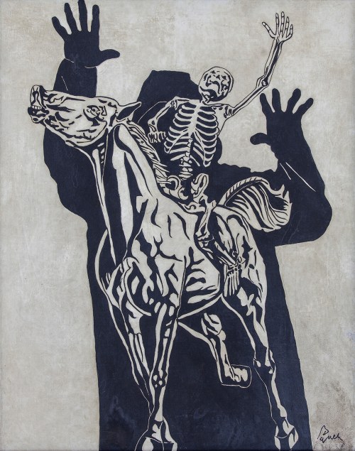 Śmierć na koniu, 1970, Jerzy Panek