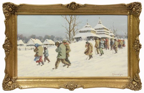 W drodze z kościoła, Mieczysław Szczerbiński