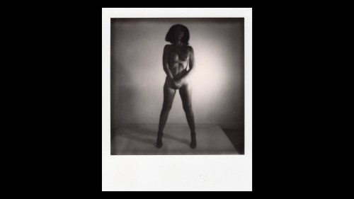 Gdybym była chłopcem byłabym drag?, polaroid, 8,8 cm x 10,7 cm, Monika Kossak