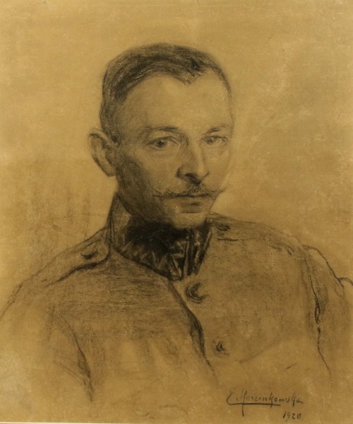 portret malarza Stanisława Sawiczewskiego, 1920, Eugenia Marcinkowska-Brykner