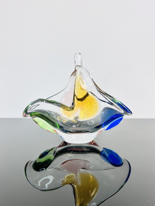 Kolekcja szkła artystycznego "Rapsodia", Huta Szkła Mstišov, 1960, wzór 53649/01332/17, František Zemek