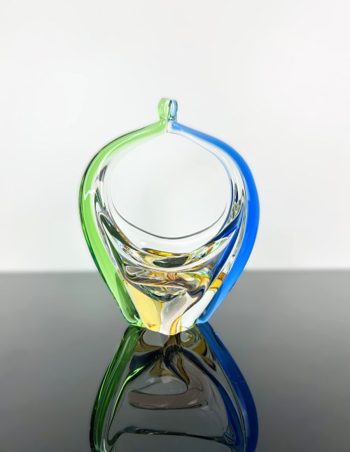 Kolekcja szkła artystycznego "Rapsodia", Huta Szkła Mstišov, 1963, wzór 53690/18, Karel Zemek