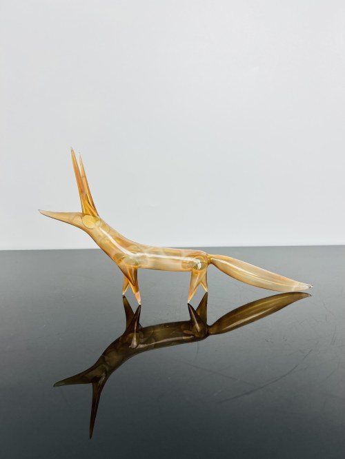 Figura lisa, huta szkła ŽBS Železný Brod, 1959-1960, Jaroslav Brychta