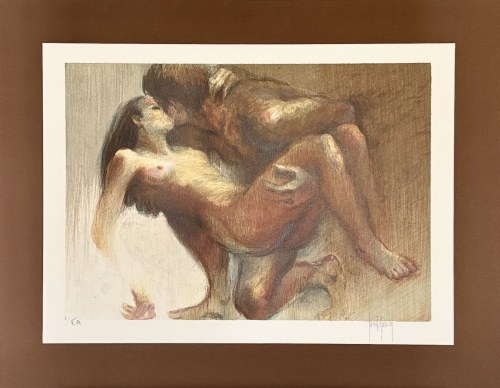 Le baiser (Pocałunek), 1977, Francis de Lassus Saint-Genies