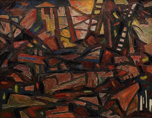 Pejzaż Huty I, 1969, Jan Skoluda