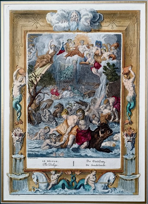 Potop - Scena mitologiczna, 1731, Bernard Picart