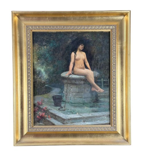 Naga kobieta przy studni - Federico Andreotti, Federico Andreotti