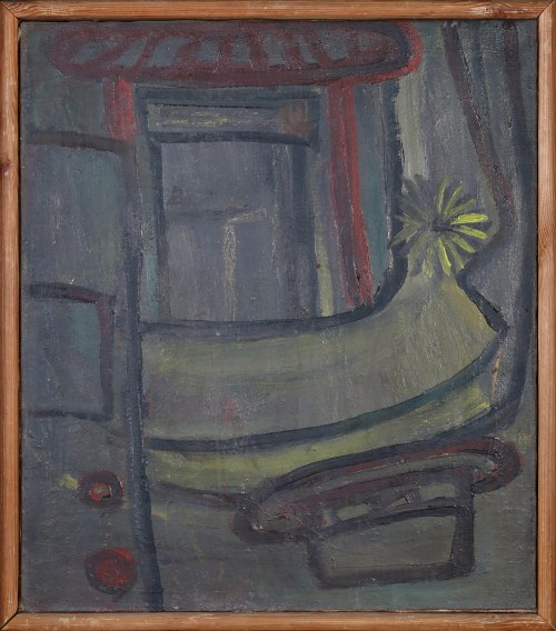 Martwa natura z kapeluszem, 1959, Stanisław Byrski