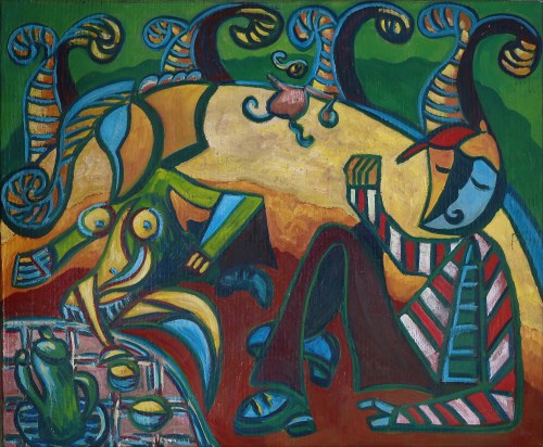 Śniadanie na trawie, 2005, Krzysztof Ciesielski