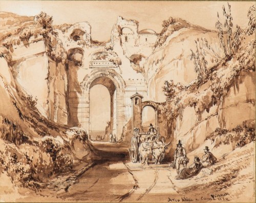 Achille Vianelli Arco Felice a Cuma, 1852 r., Achille Vianelli