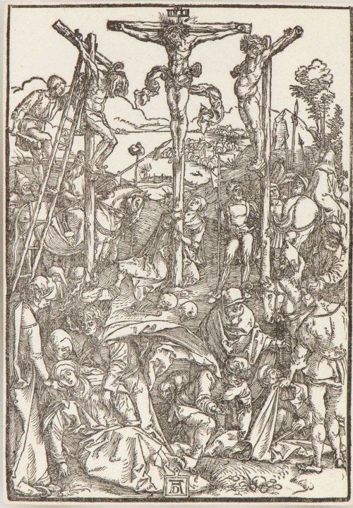 Albrecht Durer Ukrzyżowanie z trzema krzyżami (Małe Ukrzyżowanie),, Albrecht Dürer