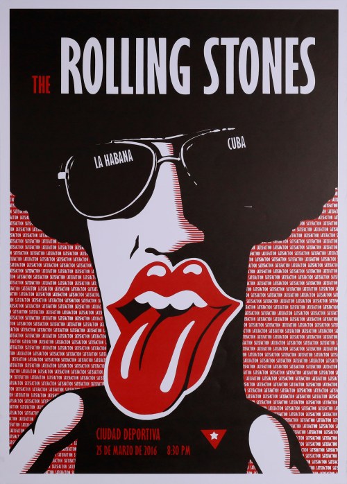 La habana Cuba, 2016, The Rolling Stones