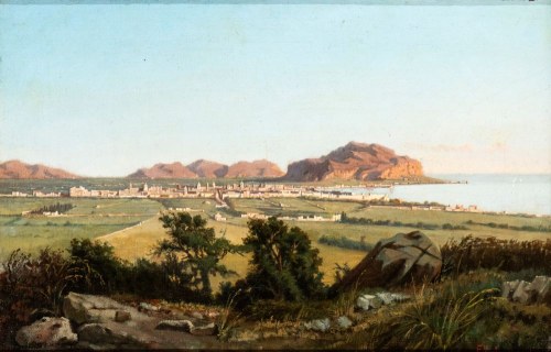 Palermo i Monte Pellegrino, 1865 ok., Francesco Lojacono