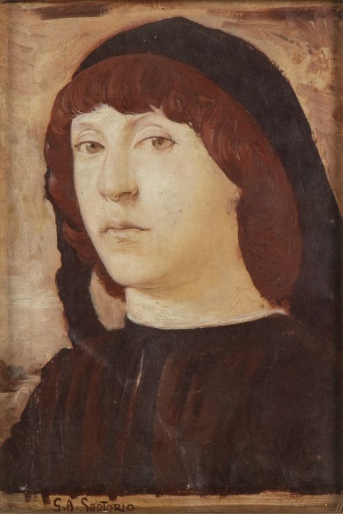 portret młodego mężczyzny, Giulio Aristide Sartorio