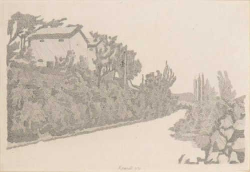 La strada bianca, Giorgio Morandi
