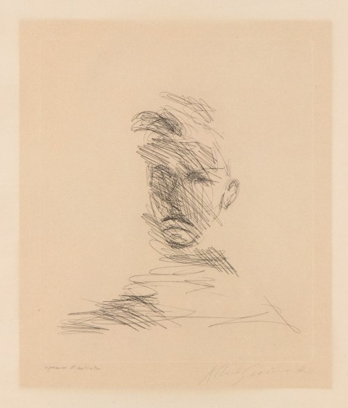 portret Rimbauda, 1962, Alberto Giacometti